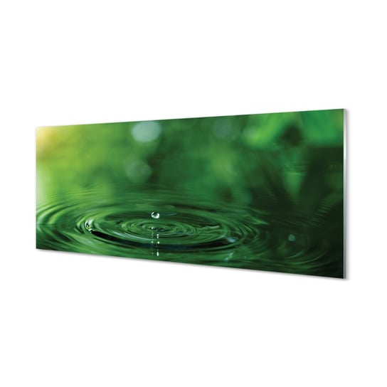 Panel szkło hartowane Kropla woda makro 125x50 cm Tulup