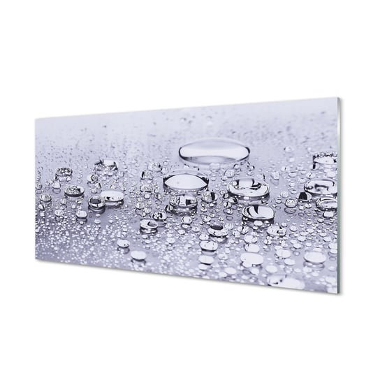 Panel szkło hartowane  Krople woda makro 120x60 cm Tulup