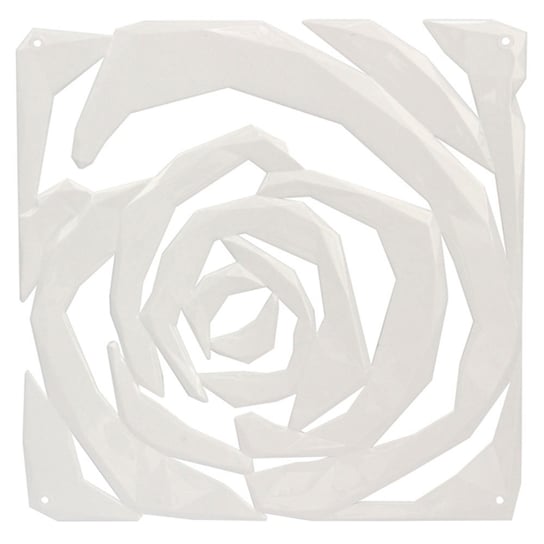Panele dekoracyjne KOZIOL Romance, biały, 27x27 cm Koziol