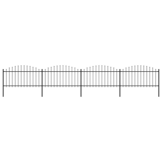 Panele ogrodzeniowe (1.25-1)x68m czarne VidaXL vidaXL