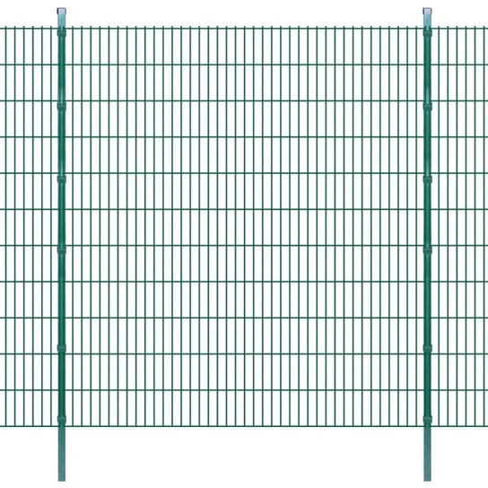 Panele ogrodzeniowe słupki 200x223cm 12m VidaXL vidaXL