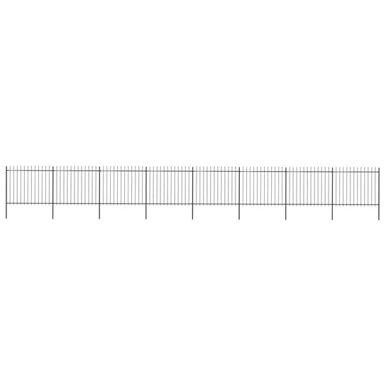 Panele ogrodzeniowe VIDAXL, czarne, 1360x200 cm, 8 szt. vidaXL