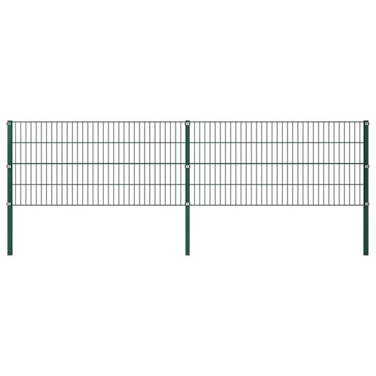 Panele ogrodzeniowe VIDAXL, zielone, 3,4x0,8 m, 4 szt. vidaXL