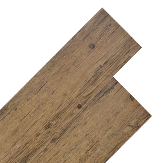 Panele podłogowe z PVC, 4,46 m², 3 mm, orzechowy brąz vidaXL