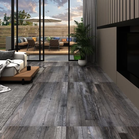 Panele podłogowe z PVC, 5,26 m², 2 mm, drewno industrialne vidaXL