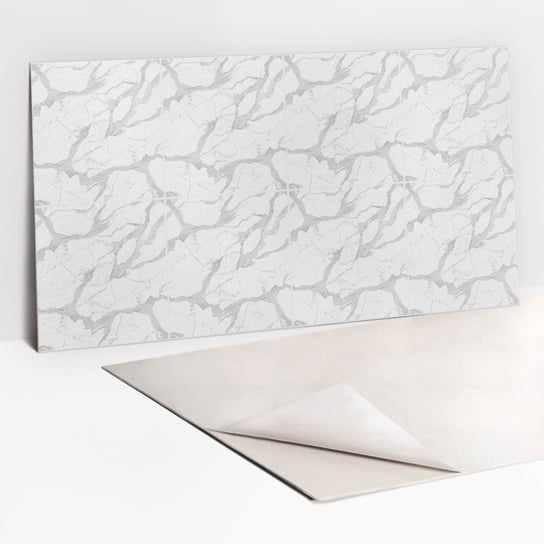 Panele Ścienne Samoprzylepne 100x50 cm - Biały marmur Tulup