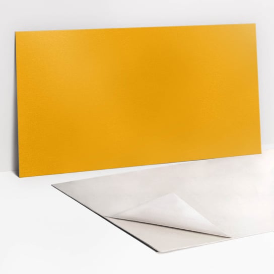 Panele Ścienne Samoprzylepne 100x50 cm - Kolor pomarańczowy Tulup