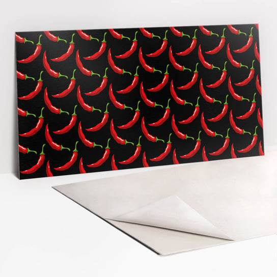 Panele Ścienne Samoprzylepne 100x50 cm - Papryczka chilli Tulup