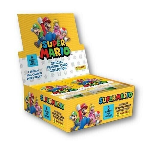 Panini Super Mario Trading Cards 2022. Box z 18 saszetkami Inna marka