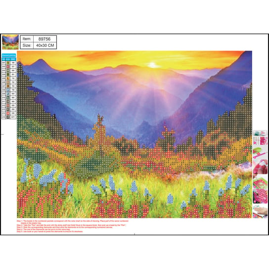 Panta Plast, Mozaika Diamentowa Mountains, 300x400 mm Panta Plast