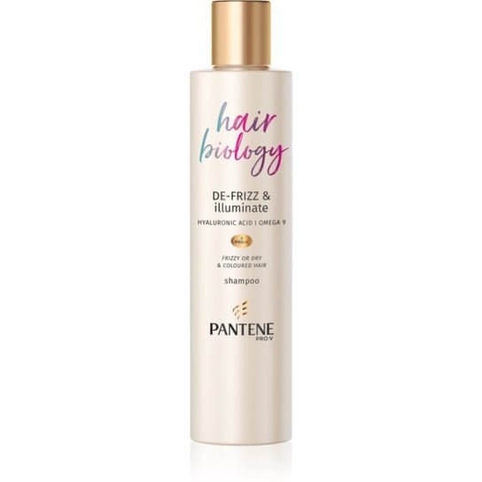 Pantene Hair Biology De-Frizz & Illuminate szampon do włosów suchych i farbowanych 250 ml Inna marka