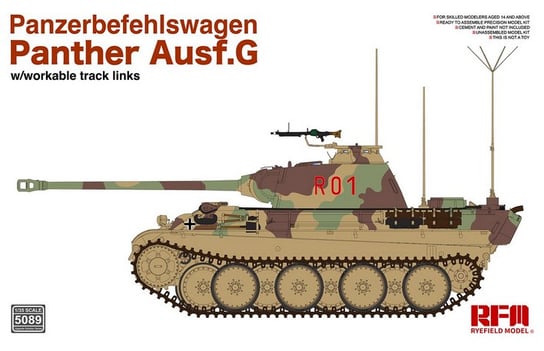 Panther Ausf.G Panzerbefehlswagen 1:35 Rye Field Model 5089 Rye Field Model
