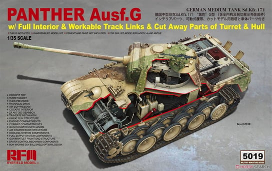 Panther Ausf.G (Sd.Kfz.171) 1:35 Rye Field Model 5019 Rye Field Model