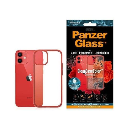 PanzerGlass ClearCase Etui do iPhone 12 Mini Mandarin Red AB PanzerGlass
