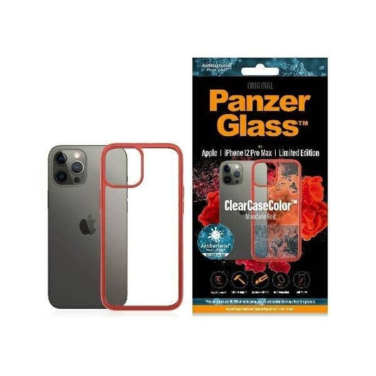 PanzerGlass ClearCase Etui do iPhone 12 Pro Max Mandarin Red AB PanzerGlass