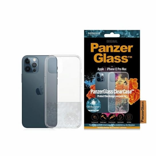 PanzerGlass ClearCase iPhone 12 Pro Max 6,7" Antibacterial clear PanzerGlass