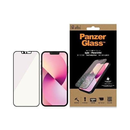 PanzerGlass E2E Anti-Bluelight iPhone 13 Mini 5,4" Case Friendly AntiBacterial MicroFracture czarny/black Pro2756 PanzerGlass