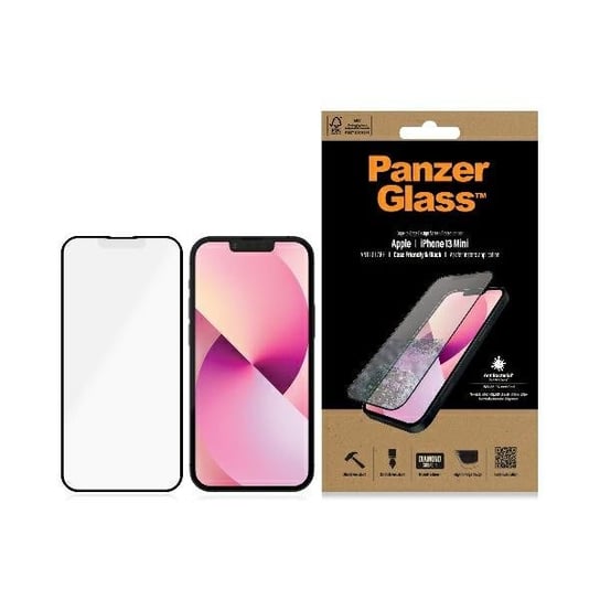 PanzerGlass E2E Anti-Glare iPhone 13 Mini 5,4" Case Friendly AntiBacterial MicroFracture czarny/black Pro2753 PanzerGlass