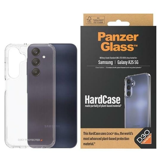PanzerGlass HardCase etui do Samsung Galaxy A25 5G D3O 3xMilitary grade transparent 0466 PanzerGlass