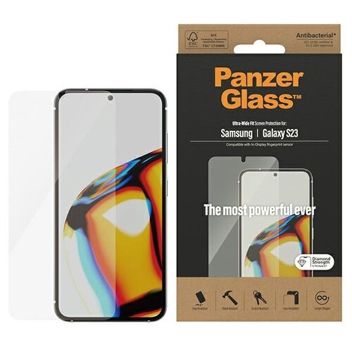 PanzerGlass, Szkło hartowane na telefon, Samsung Galaxy S23 Ultra Wide-Fit PanzerGlass