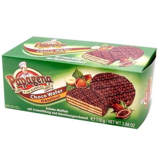 Papagena Wafle Orzechowe w Czekoladzie 120 g Inna marka