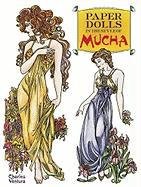 Paper Dolls in the Style of Mucha Ventura Charles