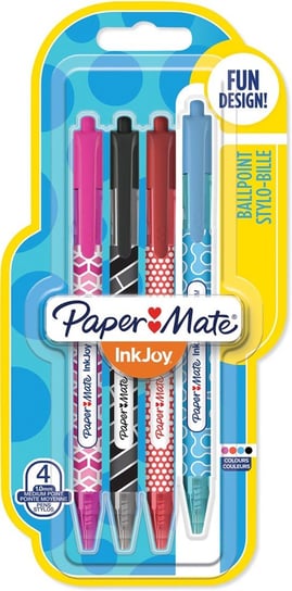 Paper Mate, Długopisy InkJoy, 4 sztuki Paper Mate