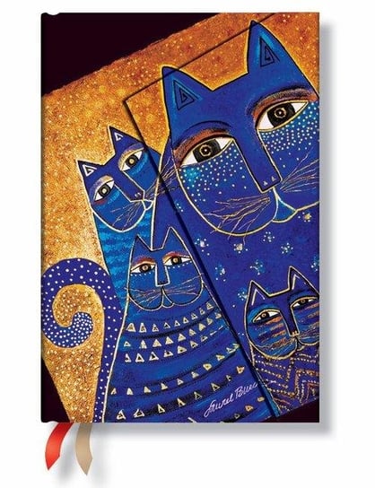 Paperblanks, Kalendarz książkowy 2016, Mediterranean Cats, Mini Horizontal Paperblanks