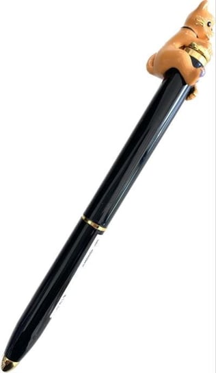 Paperchase- Długopis czarny z kotkiem czarny Inna marka