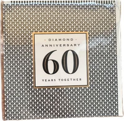 Paperchase- Kartka urodzinowa 'Diamond Anniversary 60 Years Together' Paperchase