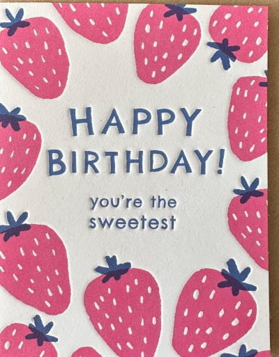 Paperchase- Kartka urodzinowa 'Happy Birthday! you're the sweetest' Paperchase