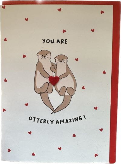 Paperchase- Kartka 'You Are Otterly Amazing!' Paperchase