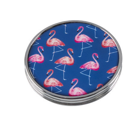 Paperdot Flamingi, Lusterko kieszonkowe, okrągłe Empik