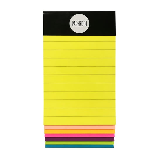 Paperdot, Karteczki samoprzylepne, 7 kolorów Paperdot