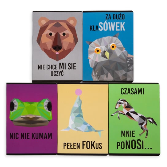 Paperdot, Zeszyt, Zwierzęta, Format A5, Linie, 60 Kartek Paperdot