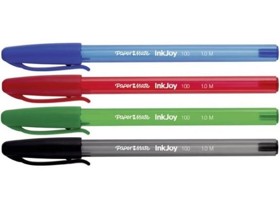 Papermate, długopis Inkjoy 100 Cap M, zielony PAPERMATE
