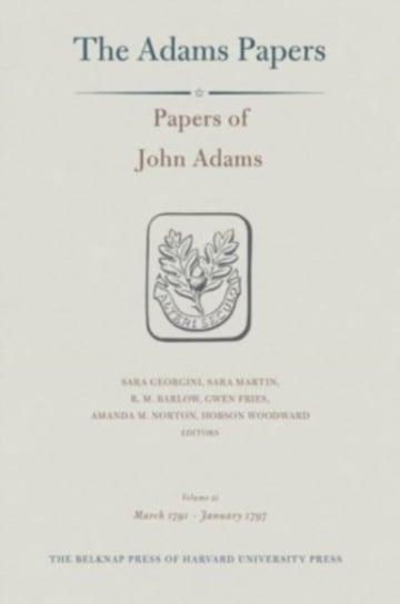 Papers of John Adams Adams John