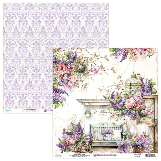 Papier 30x30 - Mintay - Lilac Garden 01 Mintay Papers