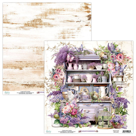 Papier 30x30 - Mintay - Lilac Garden 02 Mintay Papers
