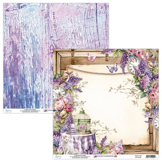 Papier 30x30 - Mintay - Lilac Garden 04 Mintay Papers