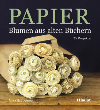 Papier - Blumen aus alten Büchern Haupt