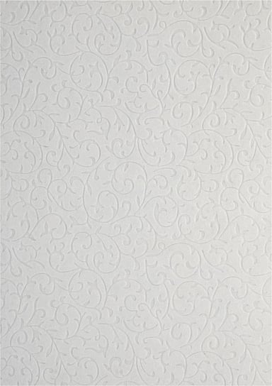 Papier dekoracyjny, biały - zamszowa koronka, 18x25 cm, 5 arkuszy Orient Paper