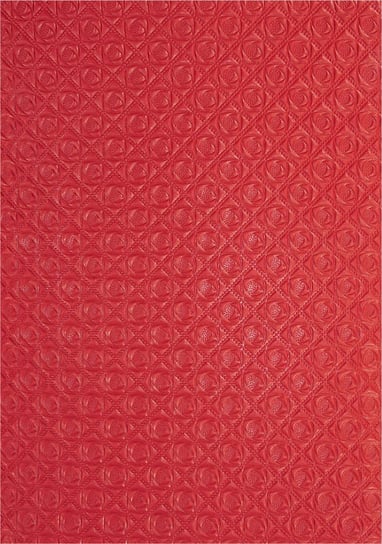 Papier dekoracyjny, czerwony - małe róże, 18x25 cm, 5 arkuszy Orient Paper