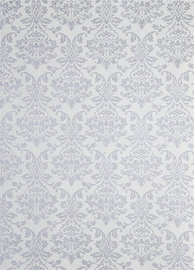 Papier dekoracyjny, wzór ornament srebrny, 56x76 cm Orient Paper