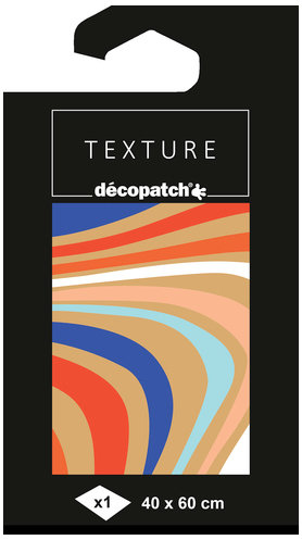 Papier Do Decoupage Teksturowany 40 X 60 Cm Td867C, Decopatch decopatch