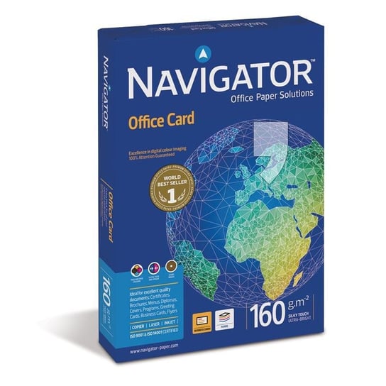 Papier do drukarki IGEPA Premium Navigator Office Card, A4, 160 g/m2, 250 arkuszy Igepa