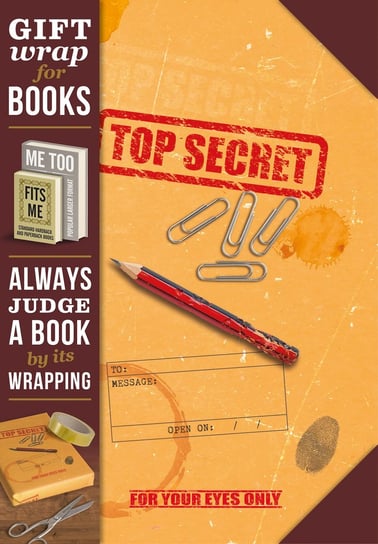 Papier do książki, Gift wrap - Top secret IF