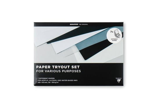 Papier Do Markerów I Tuszu Molotow Paper Tryout Set - A6 - 7 Arkuszy Inna marka