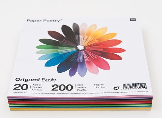 Papier do origami, 200 arkuszy Rico Design GmbG & Co. KG