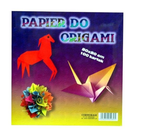 Papier do origami, 20x20 cm Cormoran